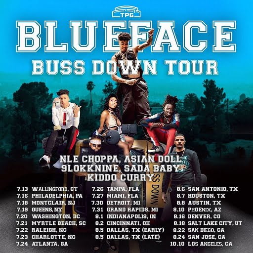 Tour Lyrics Blueface