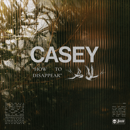 How To Disappear Lyrics Casey